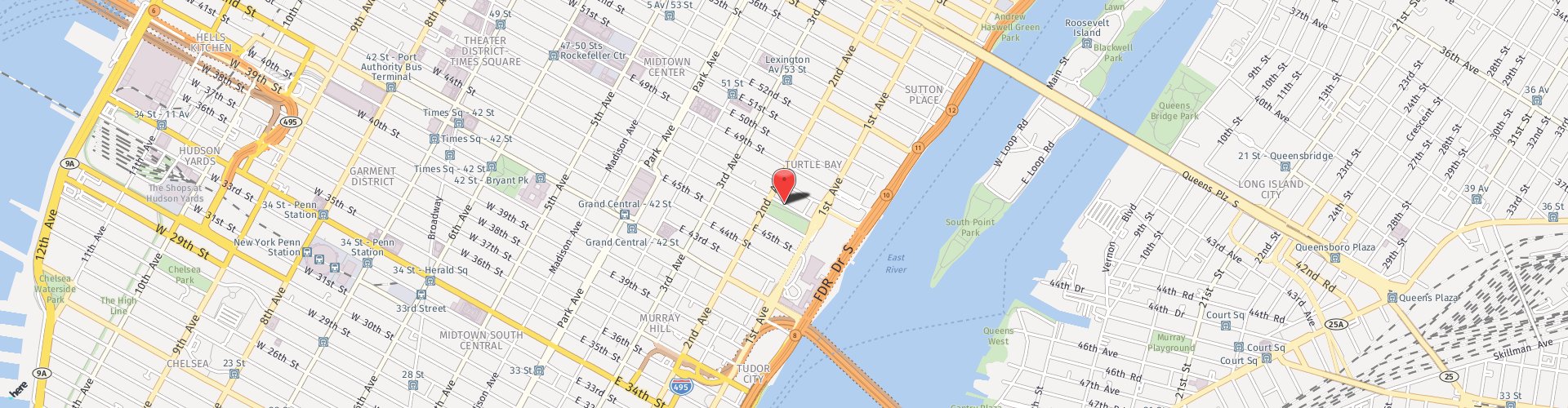 Location Map: 305 East 47th Street New York, NY 10017